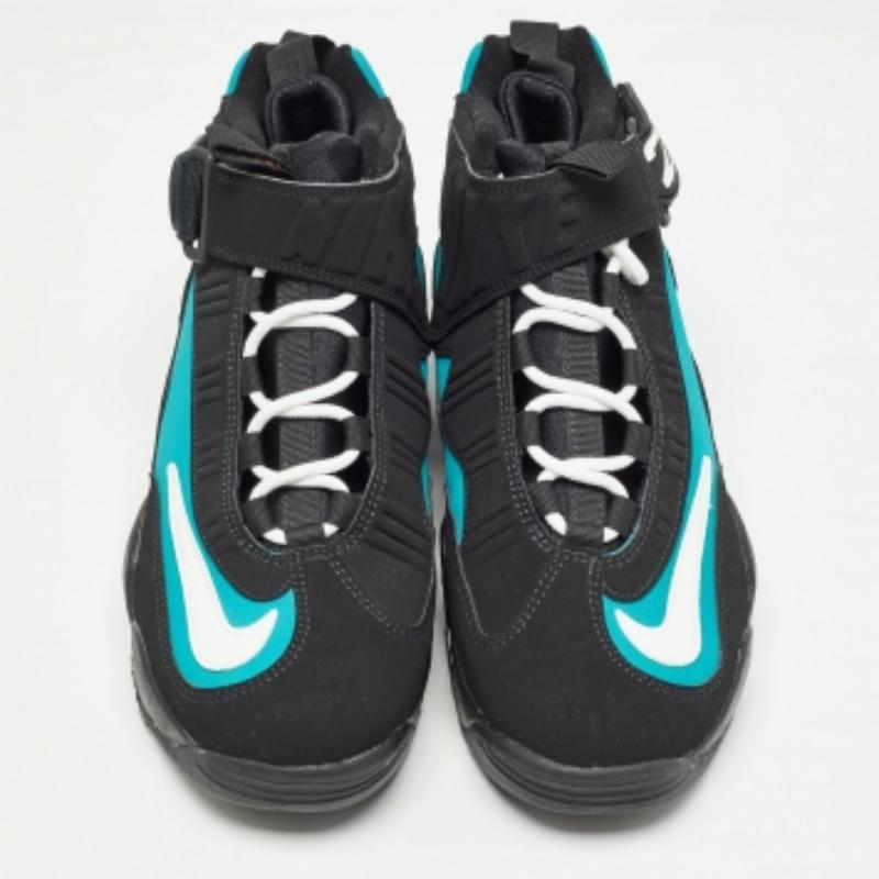 Nero Nike Air Black/Green Nubuck Griffey Max 1 Sneakers Taglia 42.5 in vendita