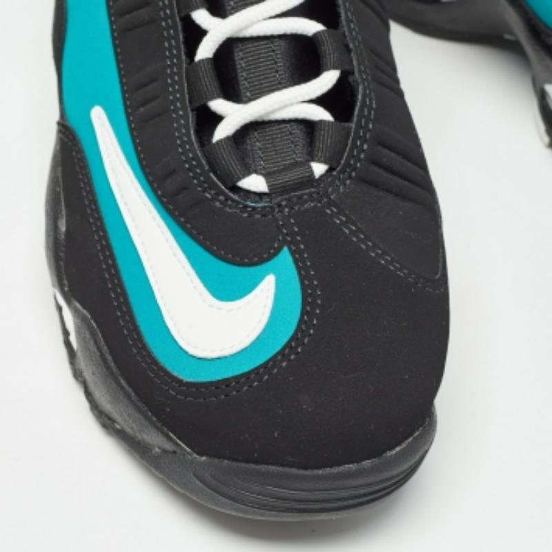 Nike Air Black/Green Nubuck Griffey Max 1 Sneakers Taglia 42.5 In condizioni ottime in vendita a Dubai, Al Qouz 2