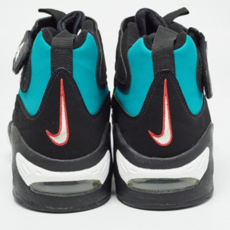 Uomo Nike Air Black/Green Nubuck Griffey Max 1 Sneakers Taglia 42.5 in vendita