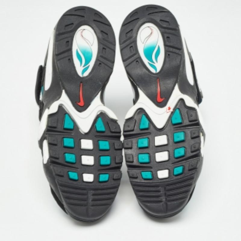 Nike Air Black/Green Nubuck Griffey Max 1 Sneakers Taglia 42.5 in vendita 1