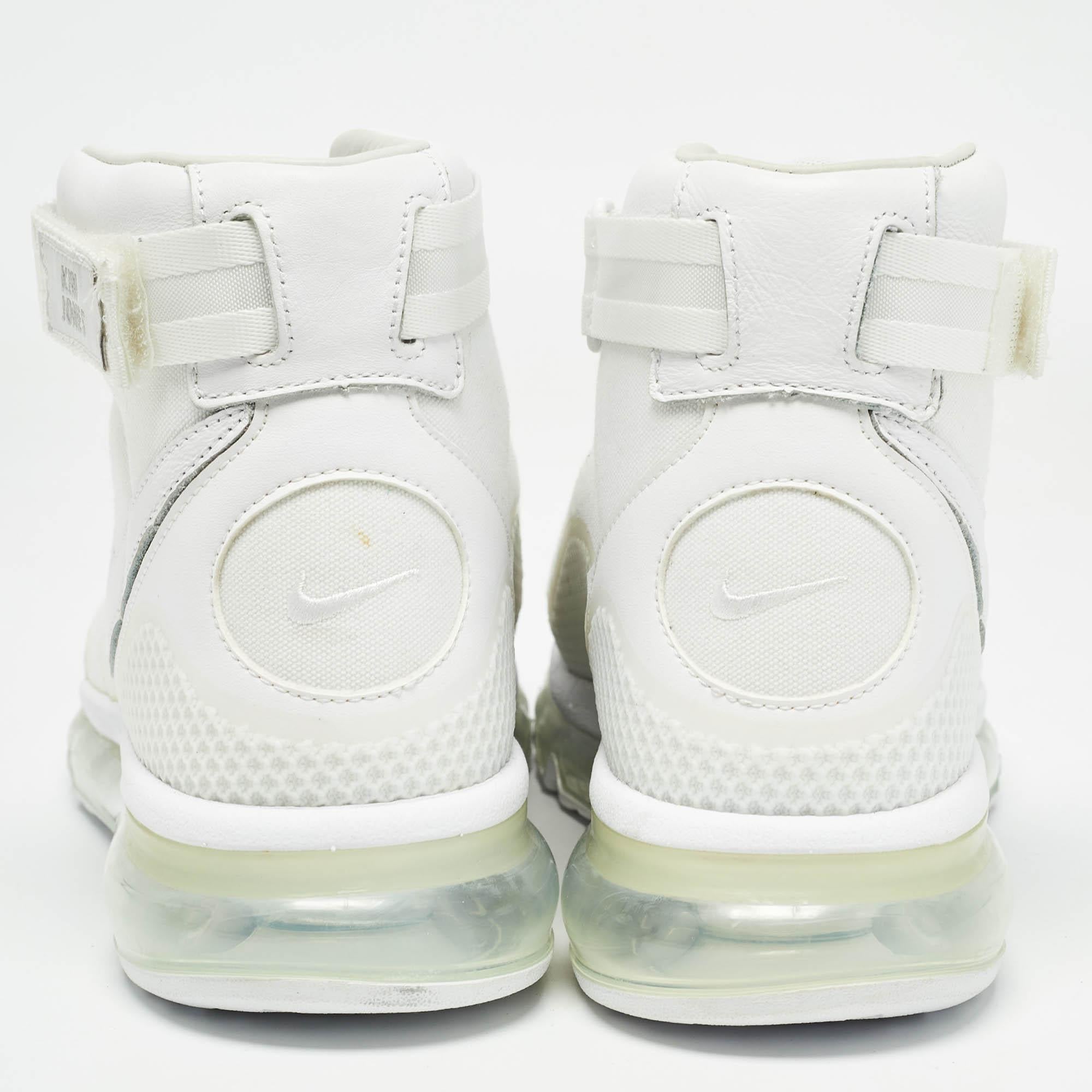 Men's Nike Air White Canvas Max 360 Hi Kim Jones Sneakers Size 42.5