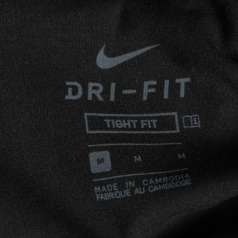 Nike Black Jersey Tight Fit Yoga Pants M. en vente 2