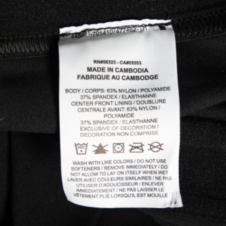 Nike Black Jersey Tight Fit Yoga Pants M. en vente 2