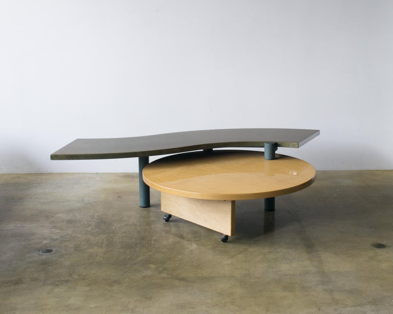 Nike Coffee Table Saporiti Postmodern, 1980s in Stock For Sale at 1stDibs