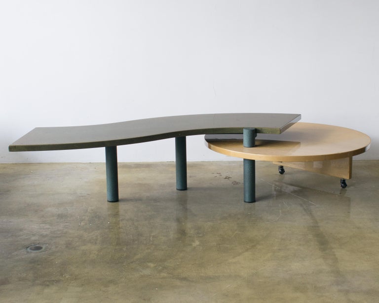 Nike Coffee Table Saporiti Postmodern, 1980s in Stock For Sale at 1stDibs
