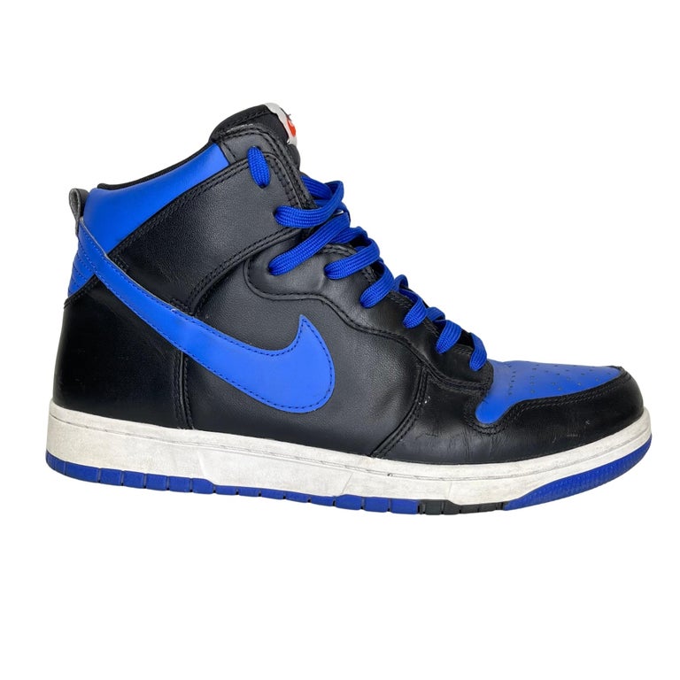Nike Dunk High CMFT (705434-400) Black and Blue (10 US) For Sale at 1stDibs