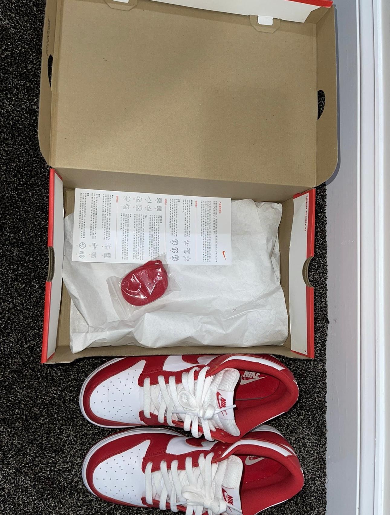 Nike Dunk Low Retro SP “St. John’s” Red Varsity For Sale 5