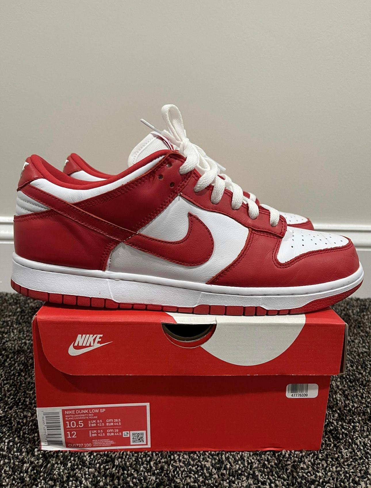 Brown Nike Dunk Low Retro SP “St. John’s” Red Varsity For Sale