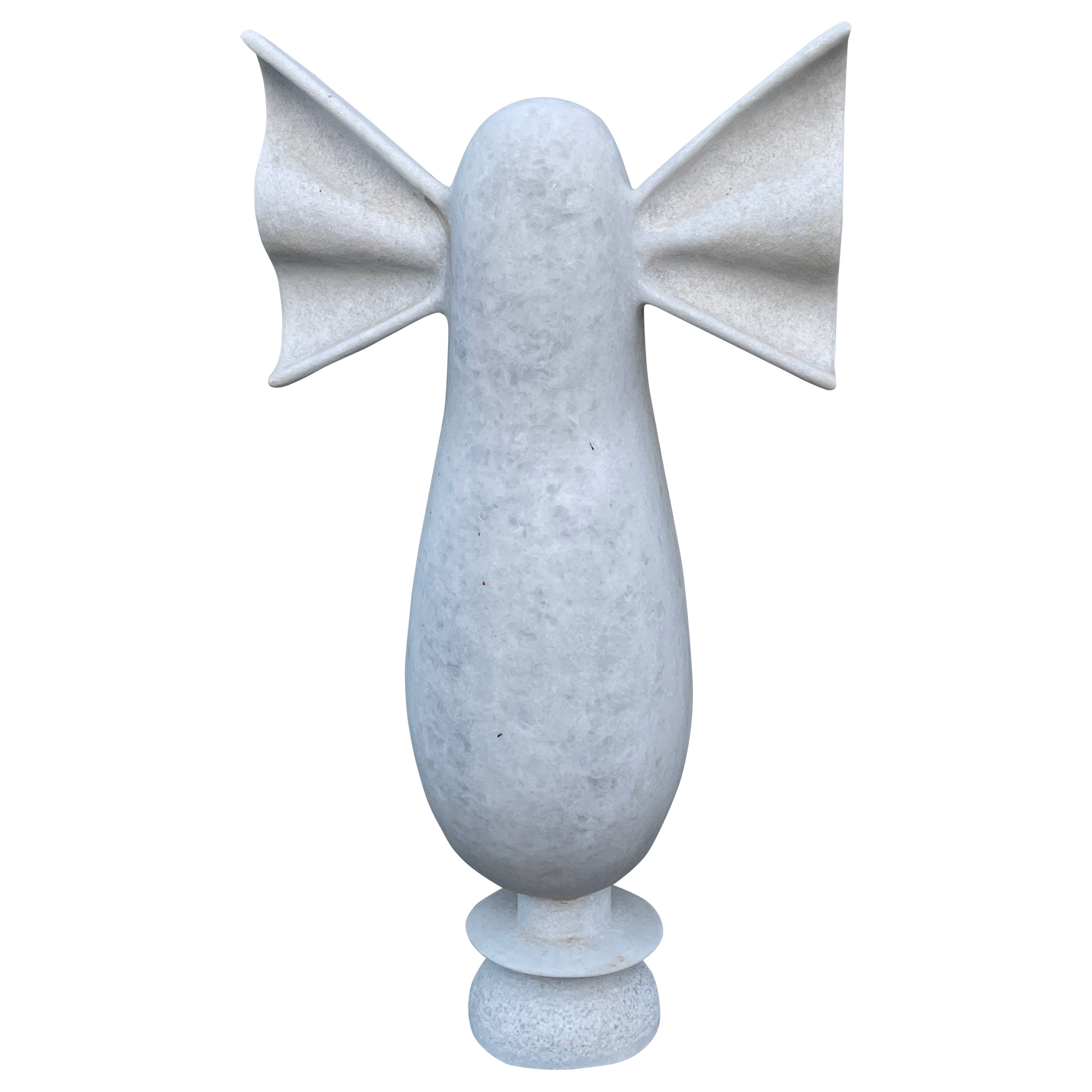COMME une sculpture en marbre sculptée à la main de Tom Von Kaenel en vente