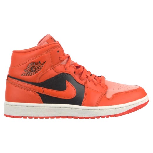 Nike Jordan 1 Mid Rush Orange Crimson Bliss (11 US) For Sale at 1stDibs