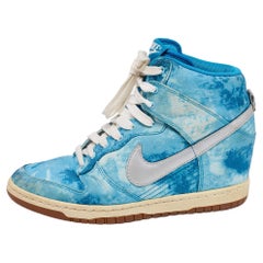 Baskets montantes SB Dunk de Nike en toile multicolore, taille 39