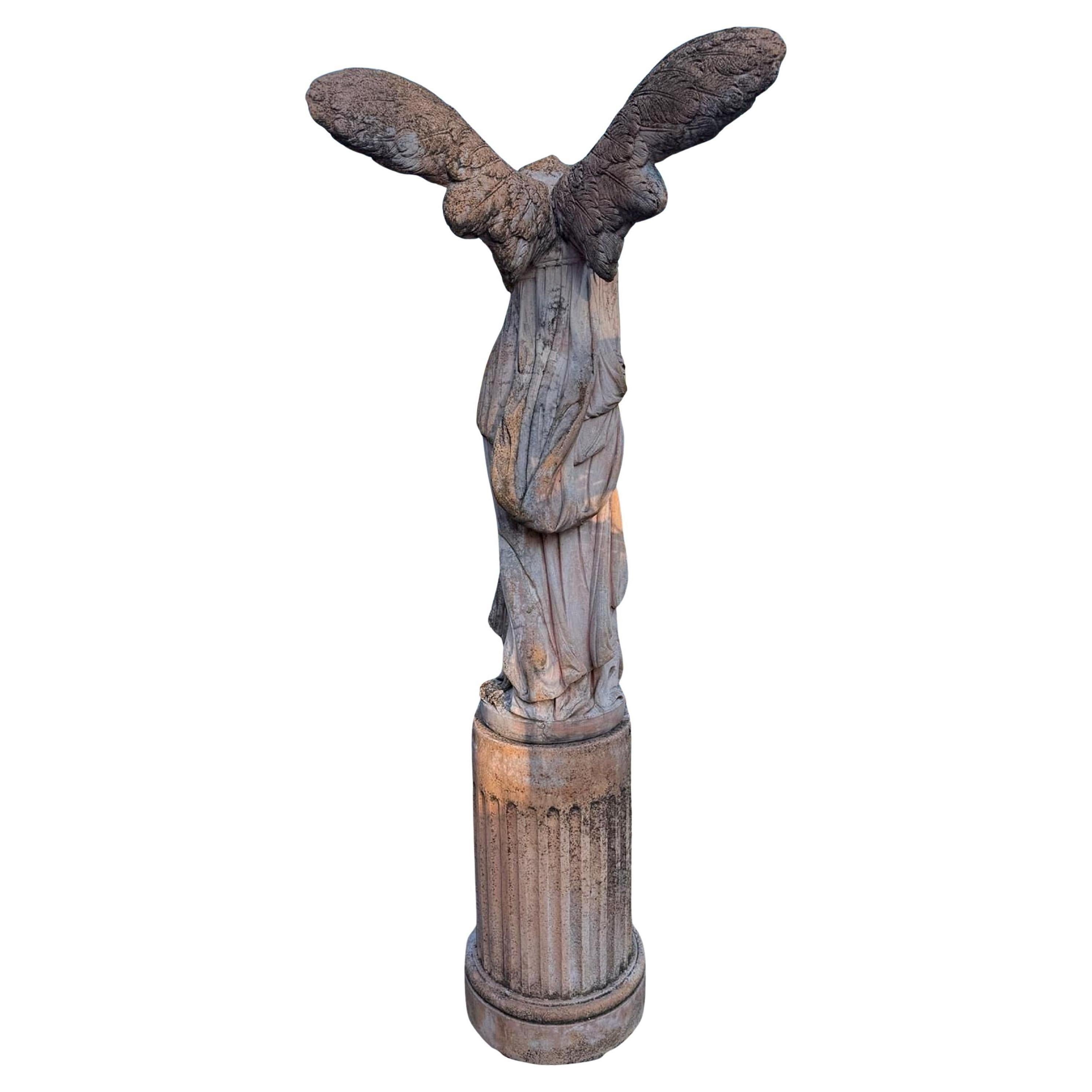 Nike of Samothrace in Terracotta, late 19th Century

Total height with base: 220 cm
Good condition for its period
Original patina
Italian Terracotta Toscan 

The Victory of Samothrace, also known as Nike of Samothrace (in Greek the statue is called