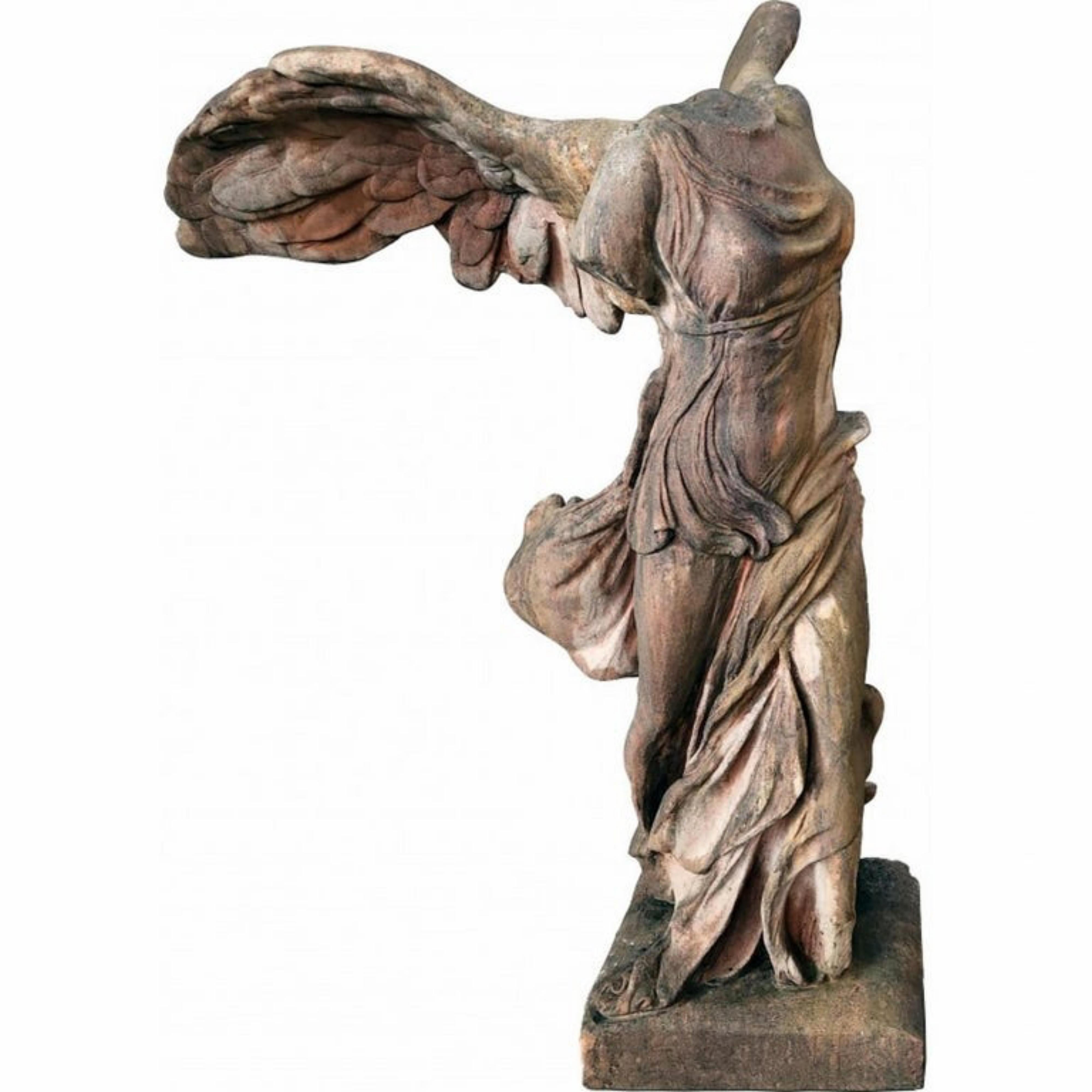 NIKE of Samotracia in Terracotta, Late 19th Century In Good Condition For Sale In Madrid, ES