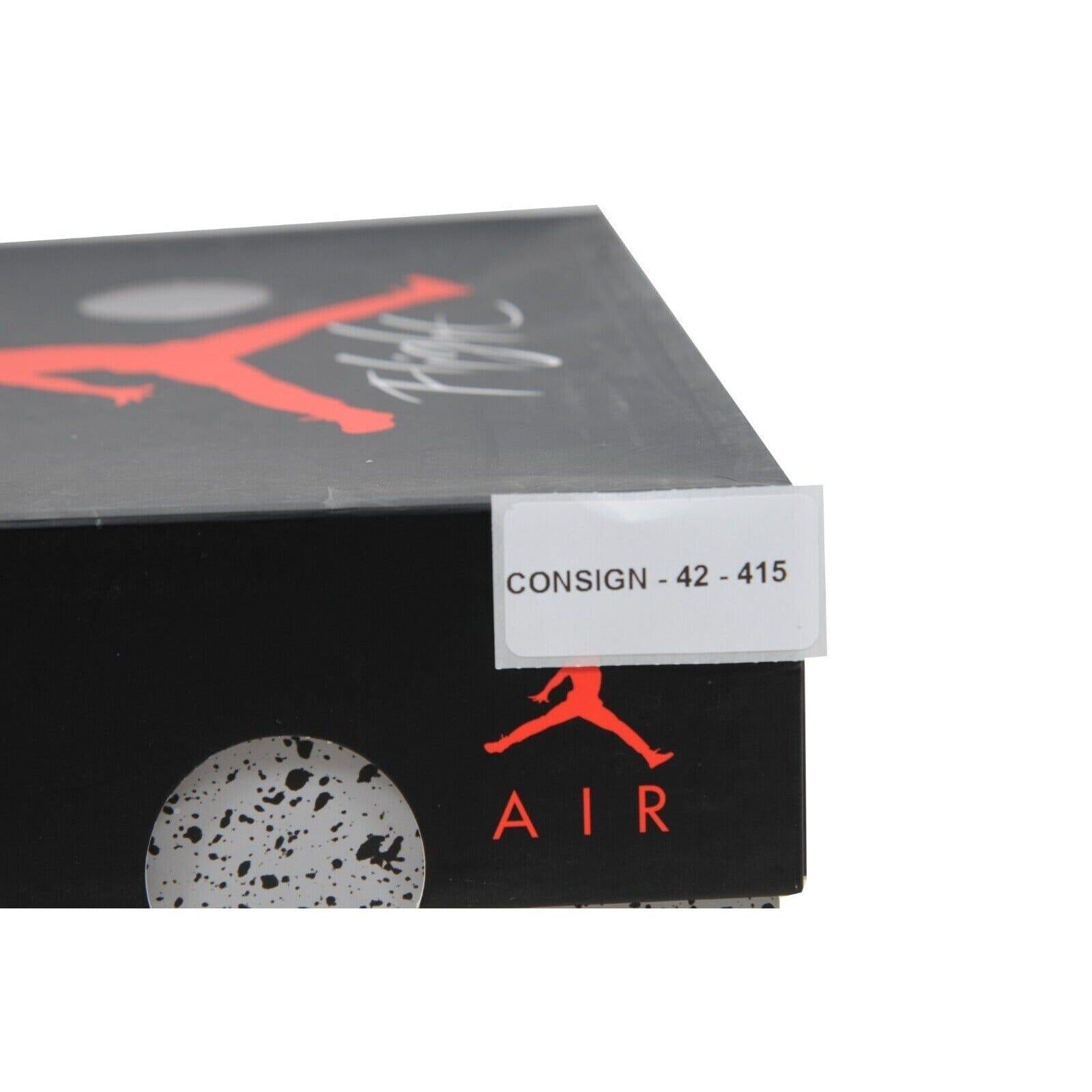 Nike Off White Women Air Jordan 4 Retro SP Sneakers US 8.5W Sail Virgil Abloh For Sale 10