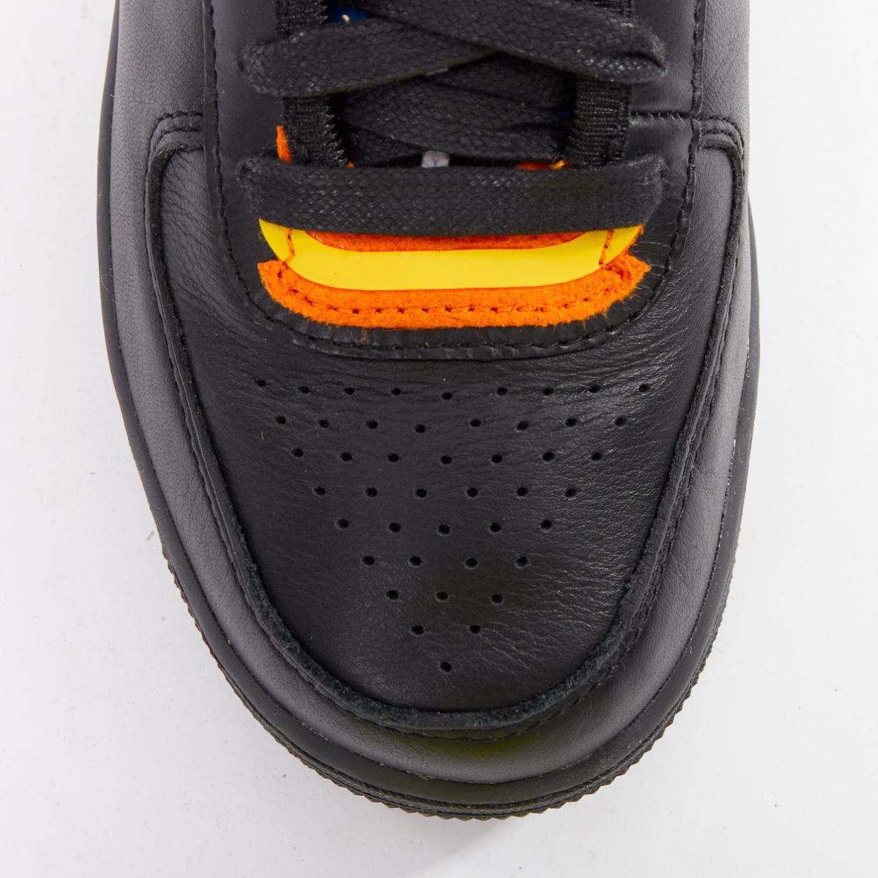 NIKE RT Riccardo Tisci Black Collection Air Force 1 swoosh stivali sneaker EU36 in vendita 1
