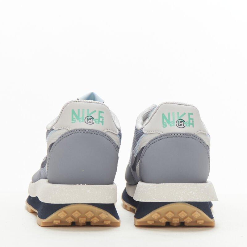 Women's NIKE SACAI CLOT LD Waffle DH3114 001 grey navy sneaker US5 EU37.5 For Sale