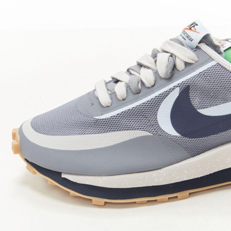 NIKE SACAI CLOT LD Waffle DH3114 001 grey navy sneaker US5 EU37.5 For Sale 2