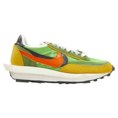 NIKE SACAI LD Waffle BV0073 300 green gusto orange sneaker US7 EU38