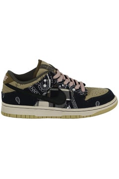 Nike + Travis Scott Sb Dunk Turnschuhe aus Segeltuch und Wildleder Eu 39 Uk 6 Us 6,5