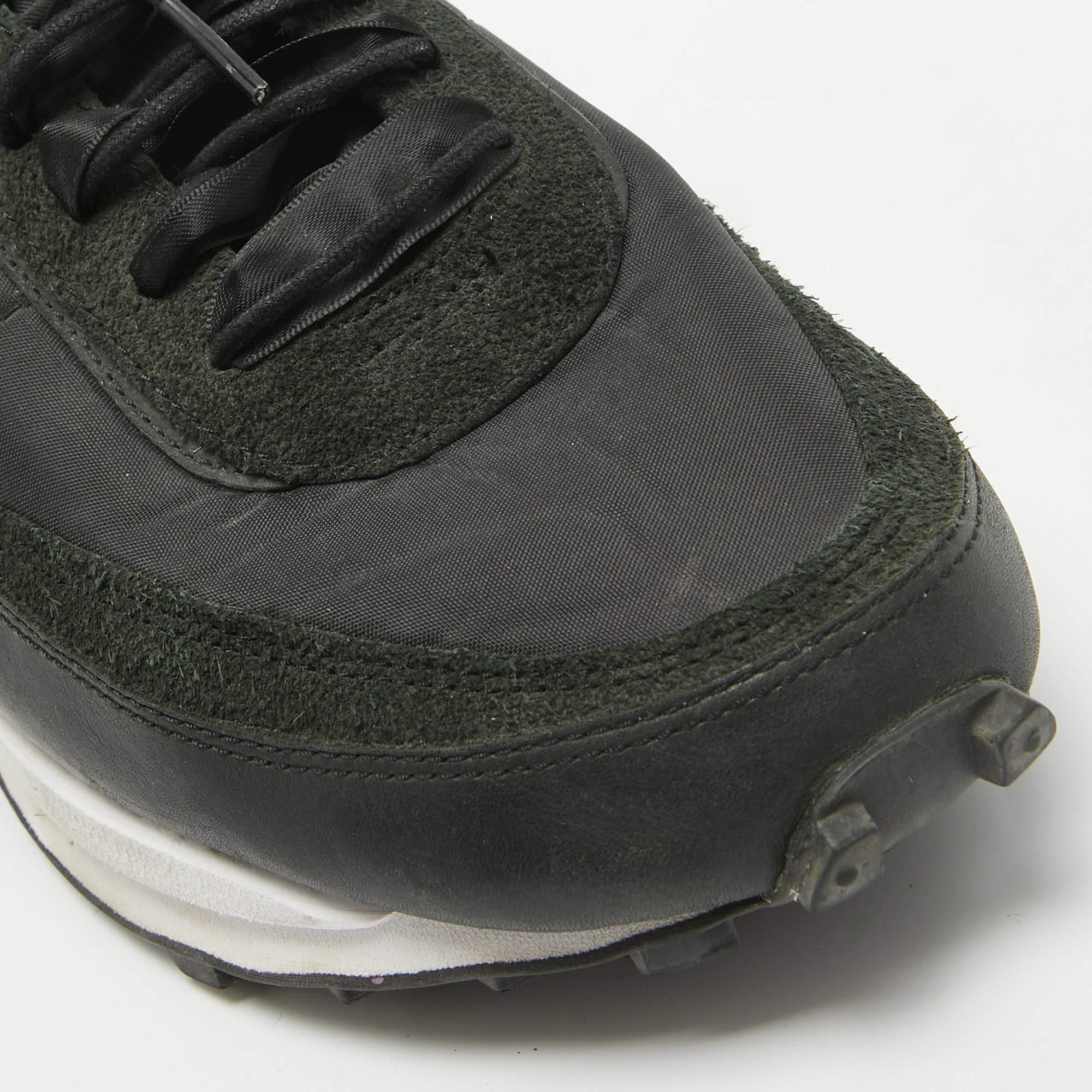 Zapatillas Nike x Sacai Negro/Gris Gamuza y Nylon LD Waffle Talla 46 en venta 4