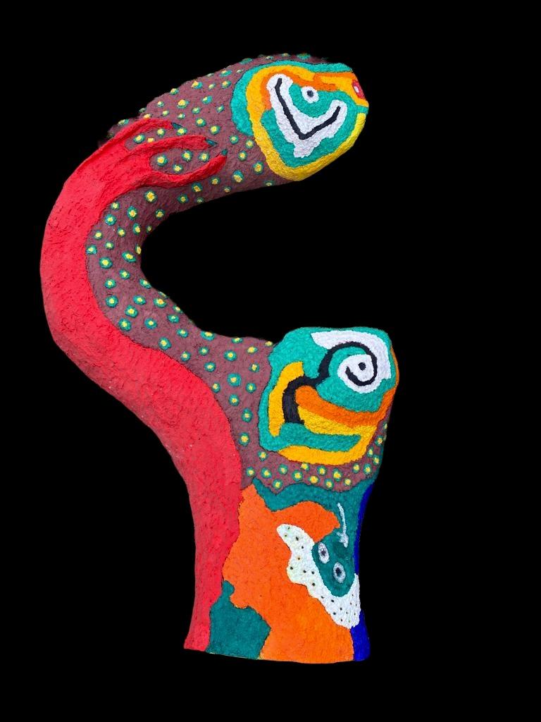 Niki de Saint Phalle: Wandskulptur „Schlangen“ von Y. Tropea, Modell, einzigartig! 90er Jahre (Französisch) im Angebot