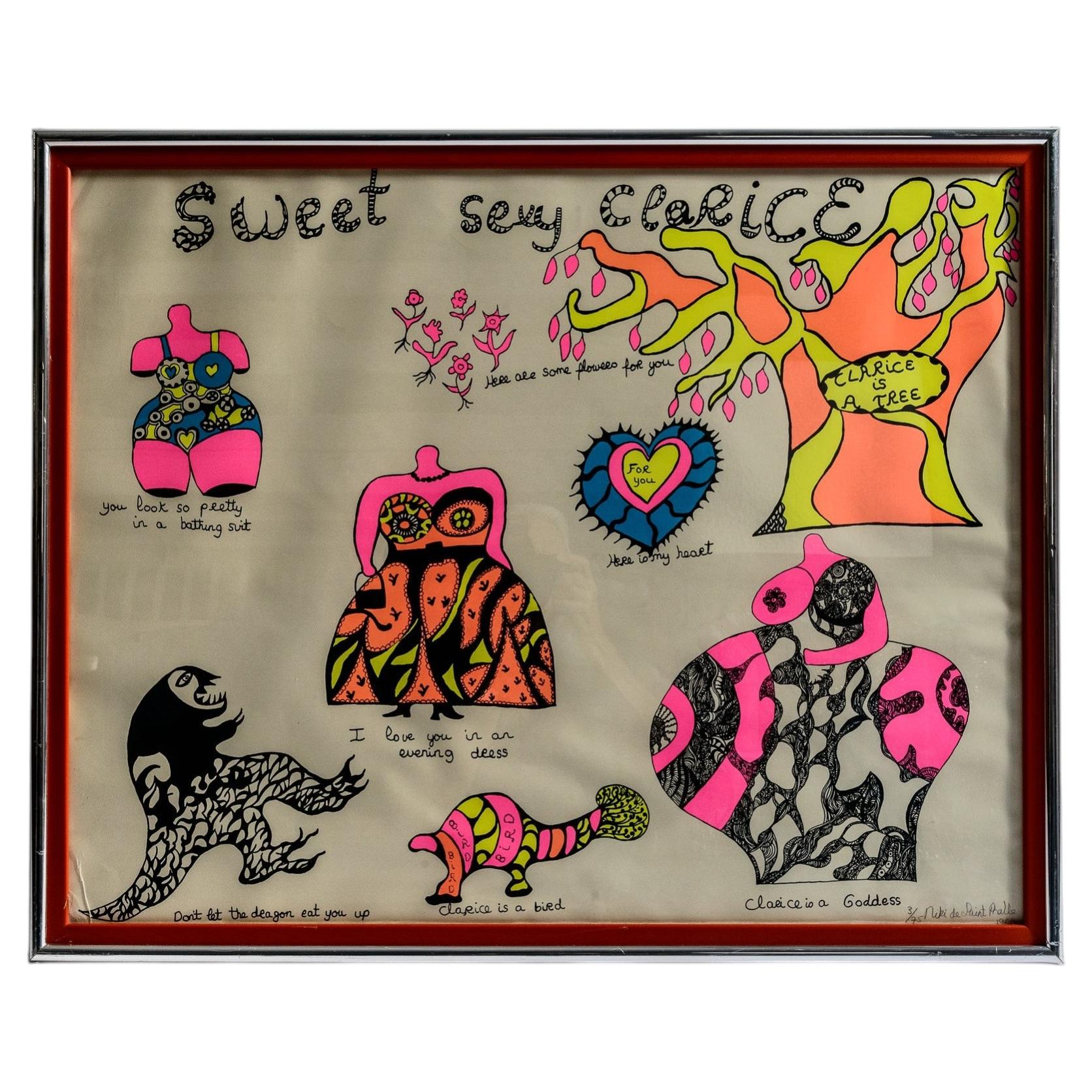 Niki De Saint Phalle Lithograph