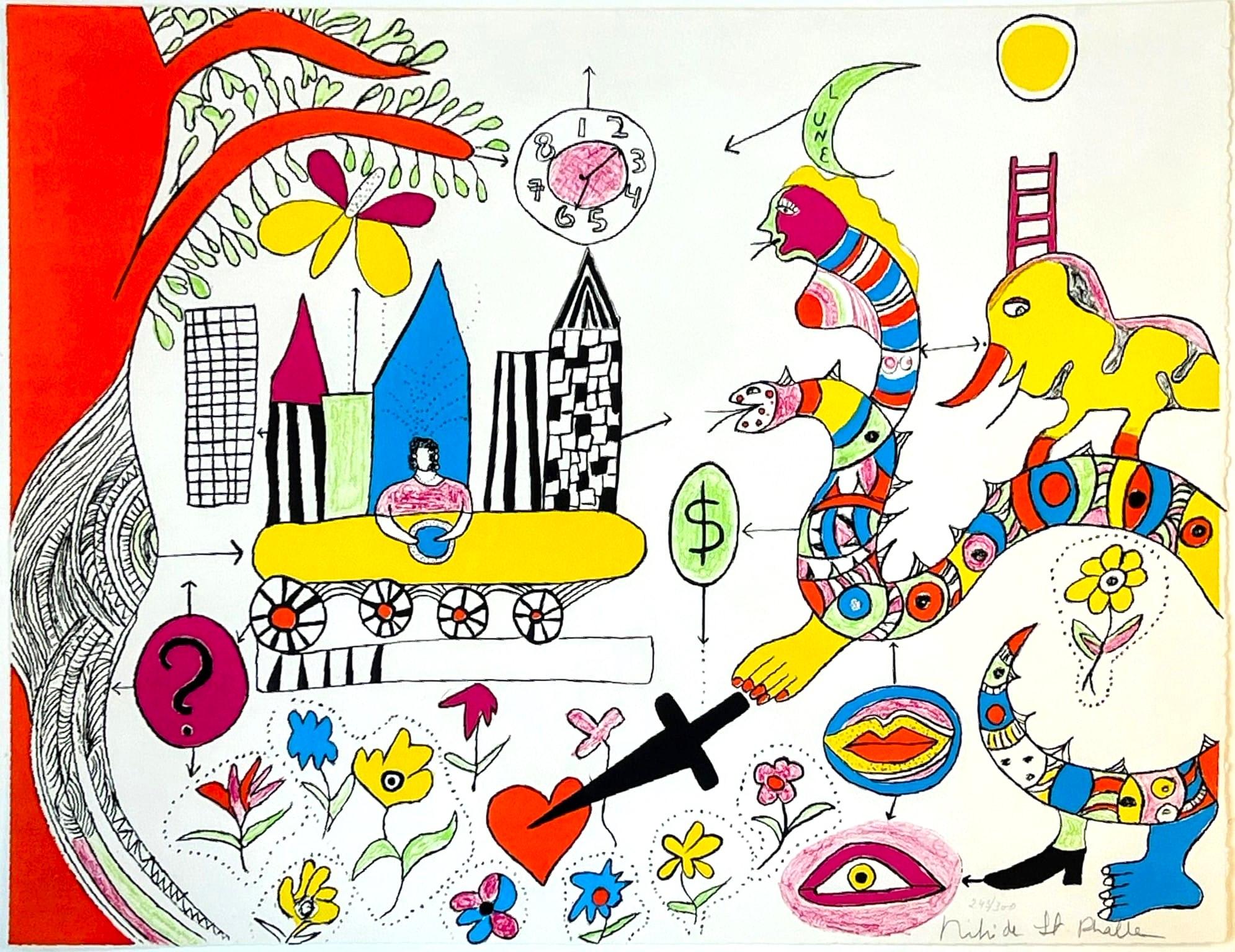 Litografía, 1972
Firmado a lápiz por el artista y numerado 243/300
Editorial : Galerie Putman
Impresor : Clot, Bramsen & Georges (París)
Catálogo : [Chenivesse n°9]
48,00 cm. x 65,00 cm.  18,9 pulg. x 25,59 pulg. (papel)
48,00 cm. x 65,00 cm.  18,9