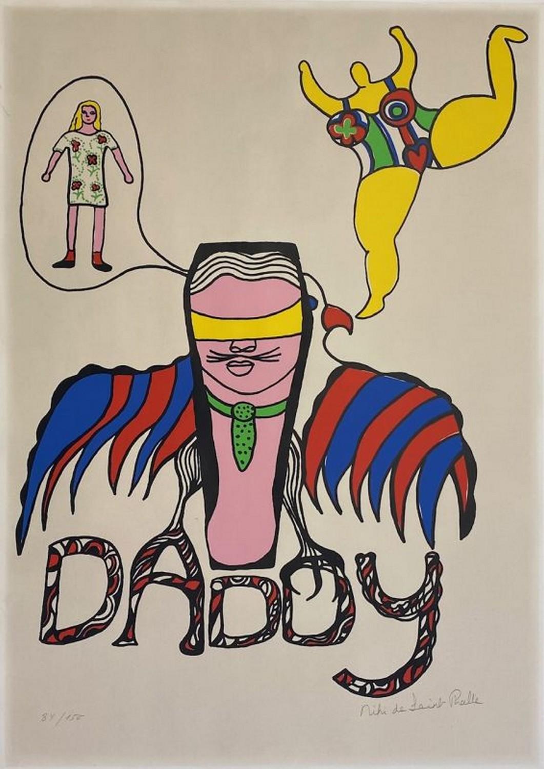 Abstract Print Niki de Saint Phalle - Papa