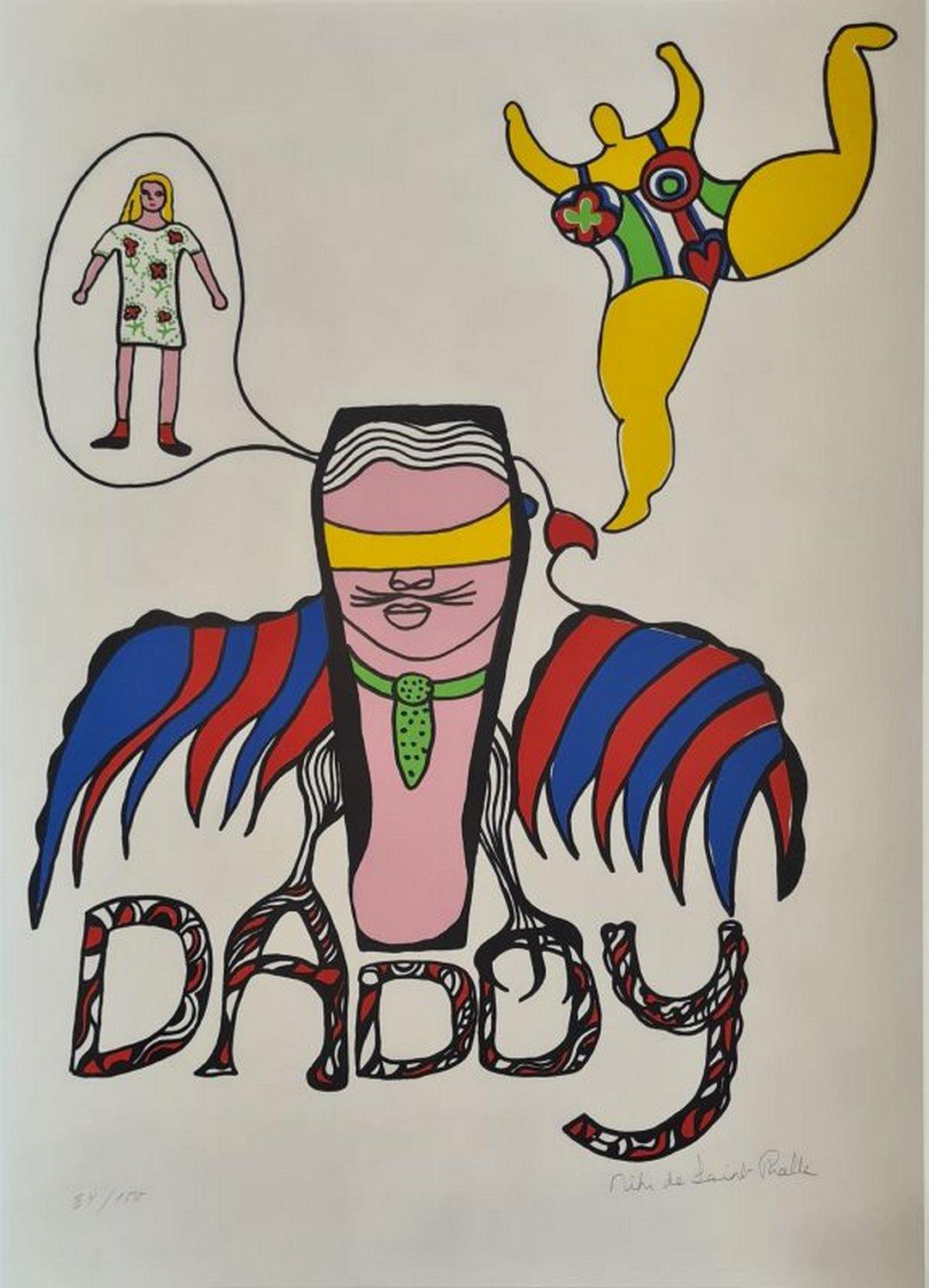 Niki de Saint Phalle Abstract Print - Daddy 