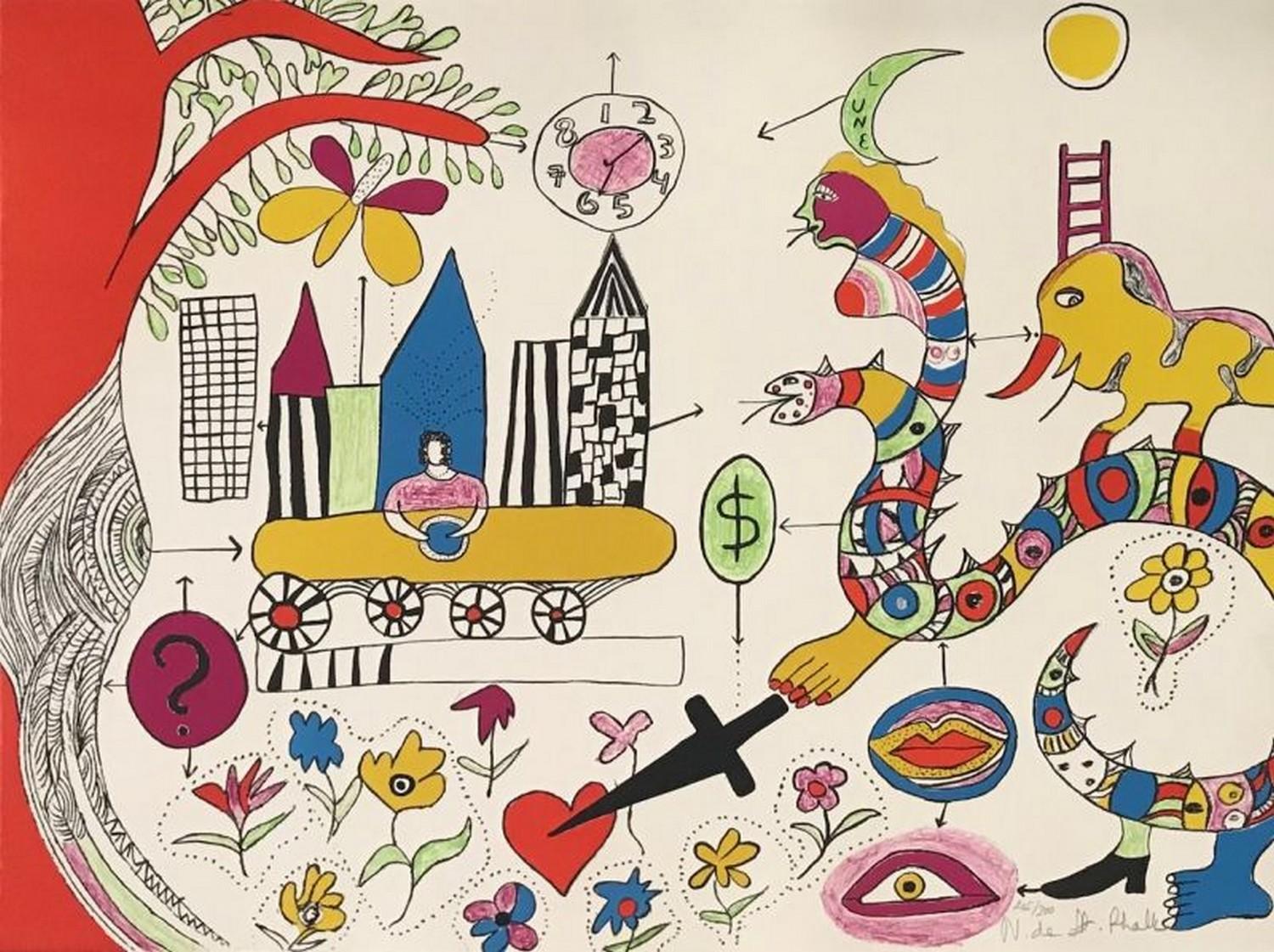 Niki de Saint Phalle - Dream of a young girl For Sale at 1stDibs