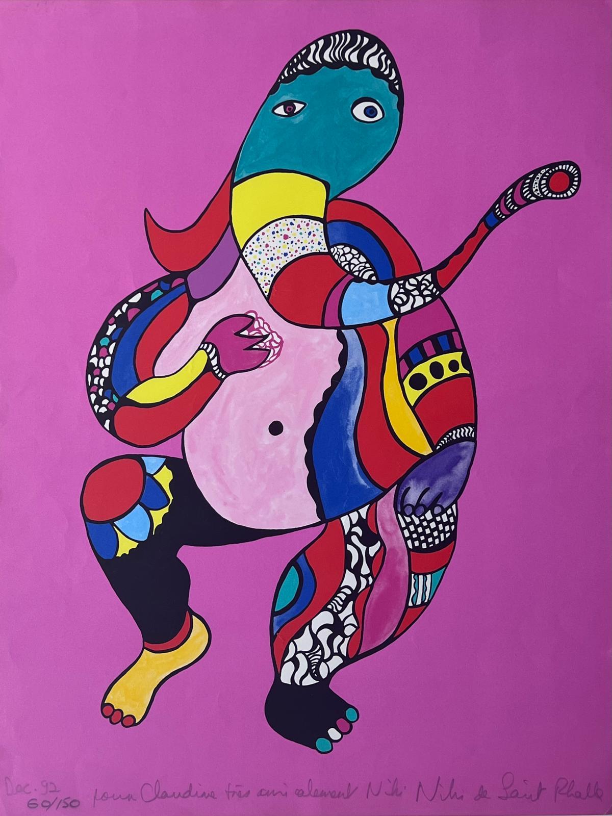 Niki de Saint Phalle Abstract Print - Ganesha