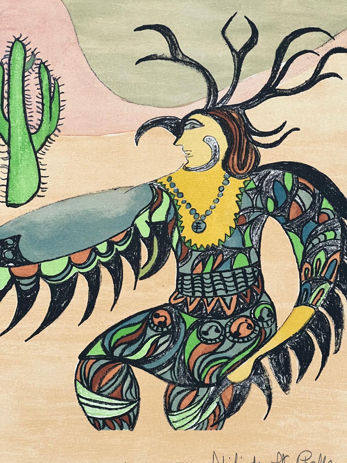 I dreamt I was in Arizona - Abstract Print by Niki de Saint Phalle