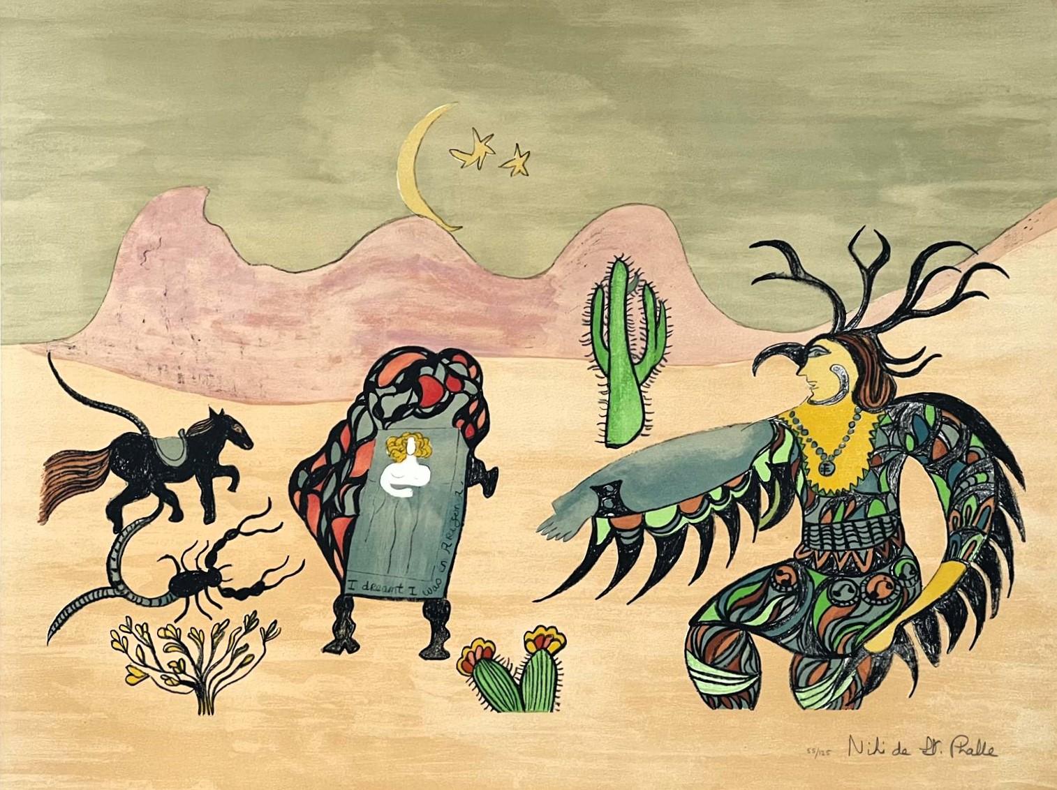 Niki de Saint Phalle Abstract Print - I dreamt I was in Arizona