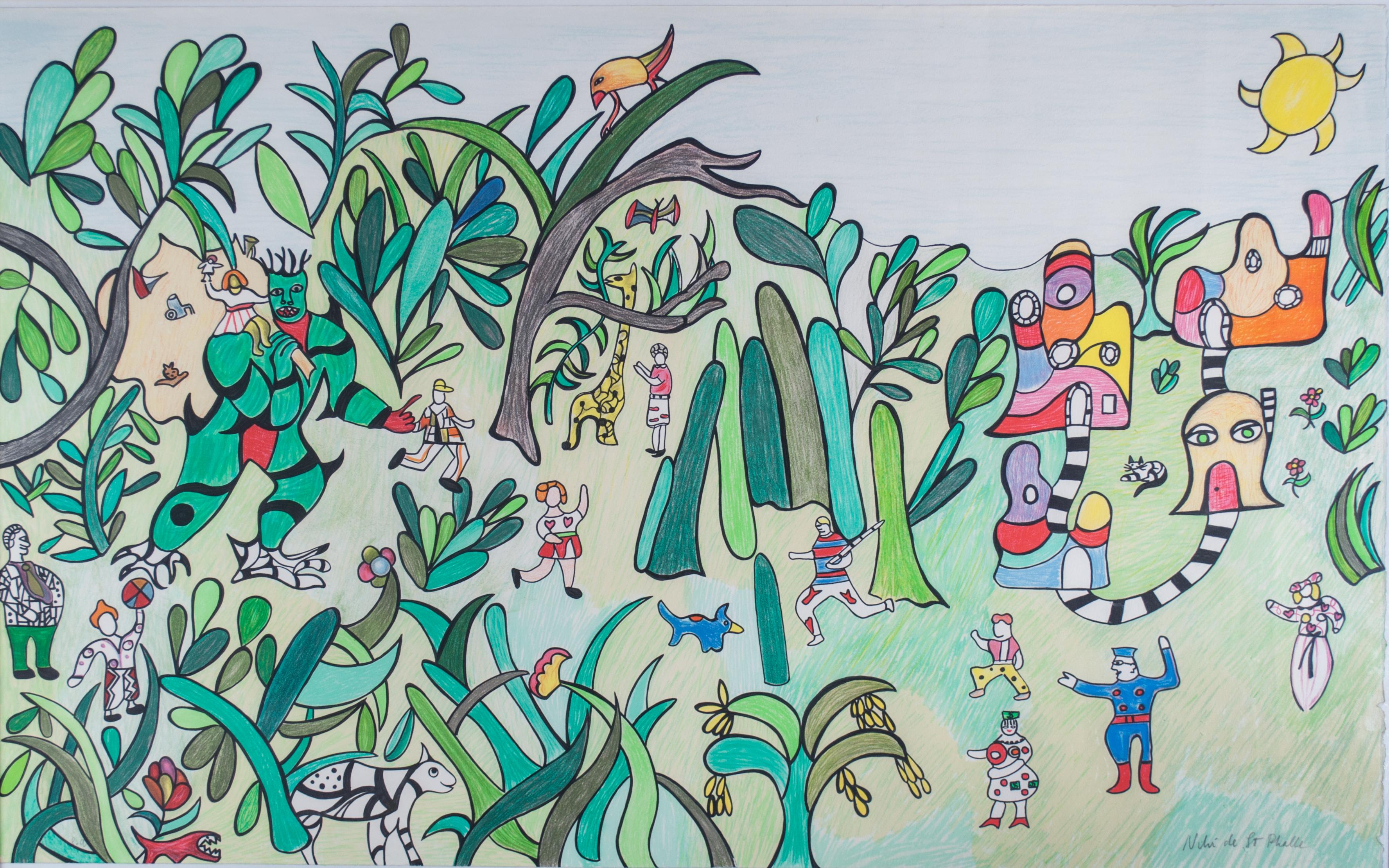Niki de Saint Phalle Figurative Print - Jungle I