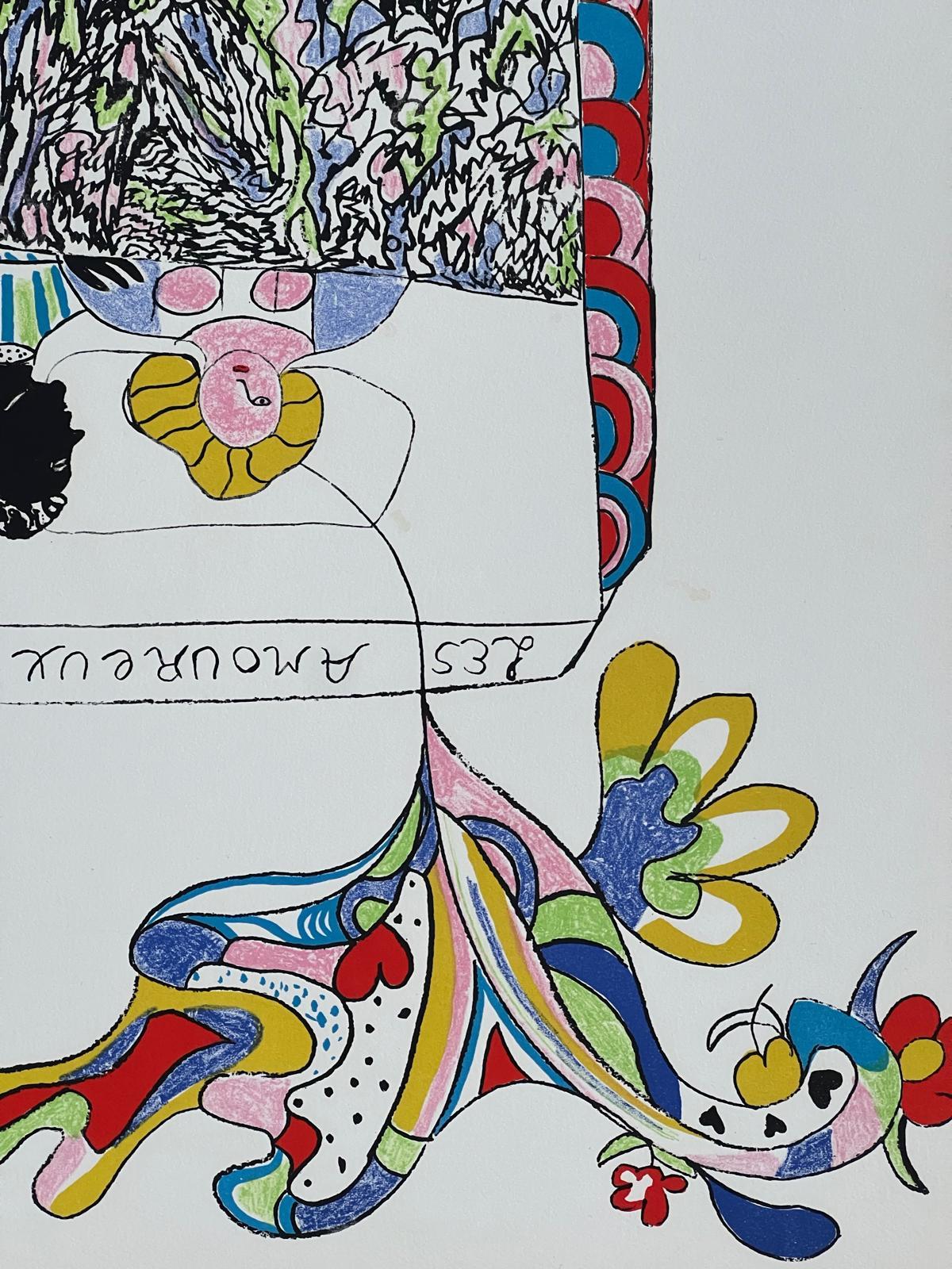 Litografía, 1971
Firmado a lápiz por el artista y numerado 288/300
Editorial : Éditions C. Putman (Pari)s
65,00 cm. x 49,50 cm.  25,59 pulg. x 19,49 pulg. (papel)
61,00 cm. x 42,00 cm.  24,02 pulg. x 16,54 pulg. (imagen)
Antigua colección Colette