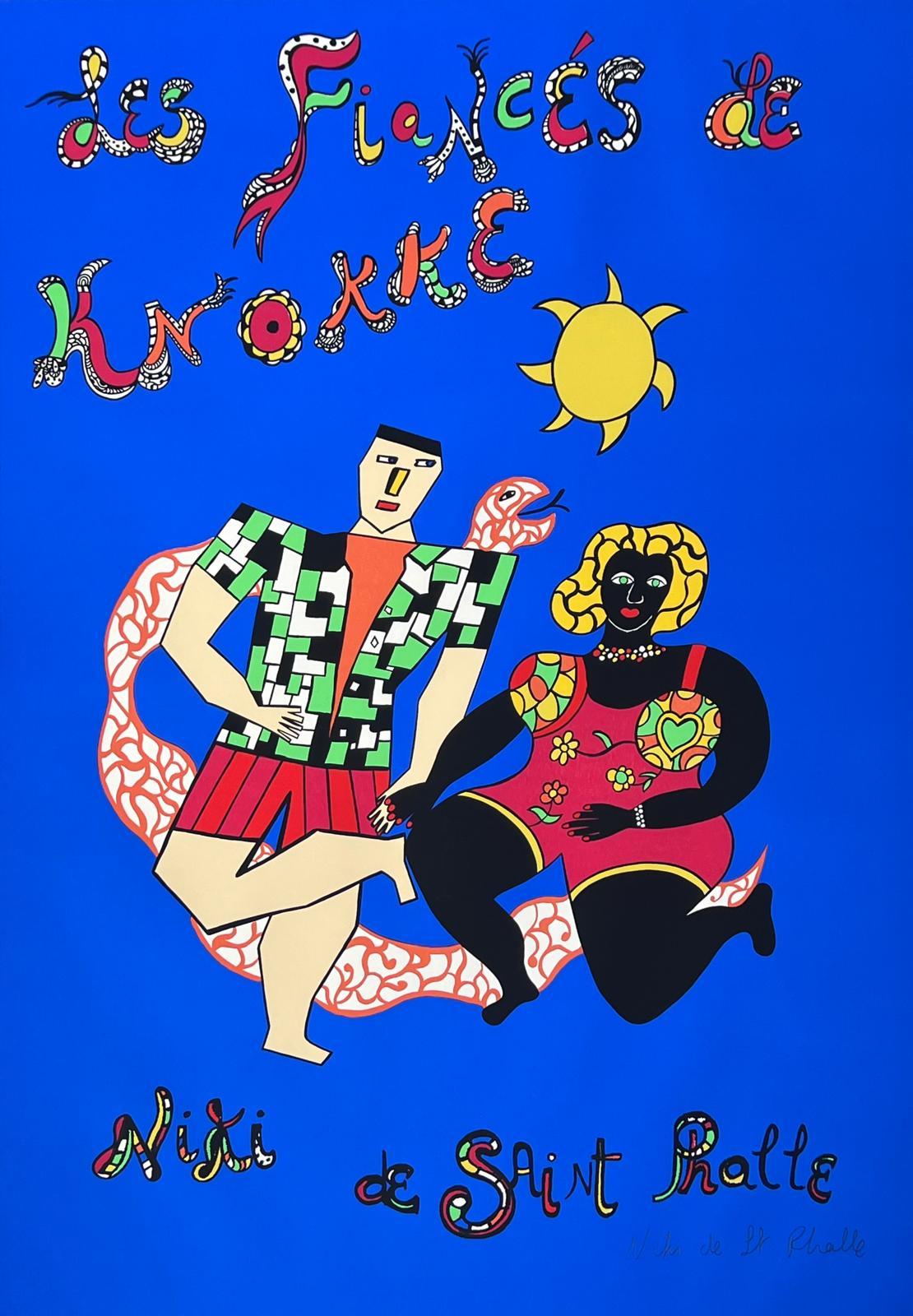 Les fiancés de Knokke - Print by Niki de Saint Phalle