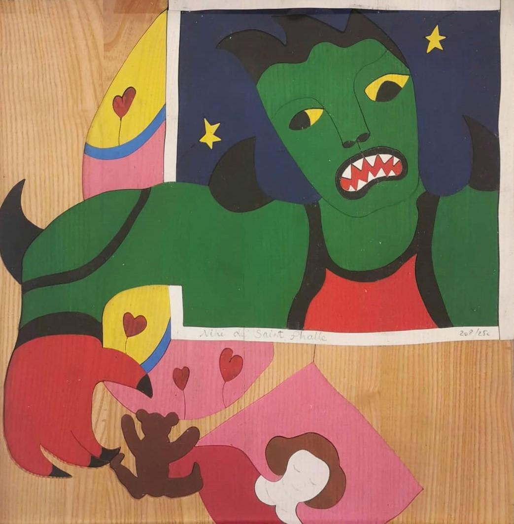 Niki de Saint Phalle Abstract Print - Méchant-Méchant : Puzzle 