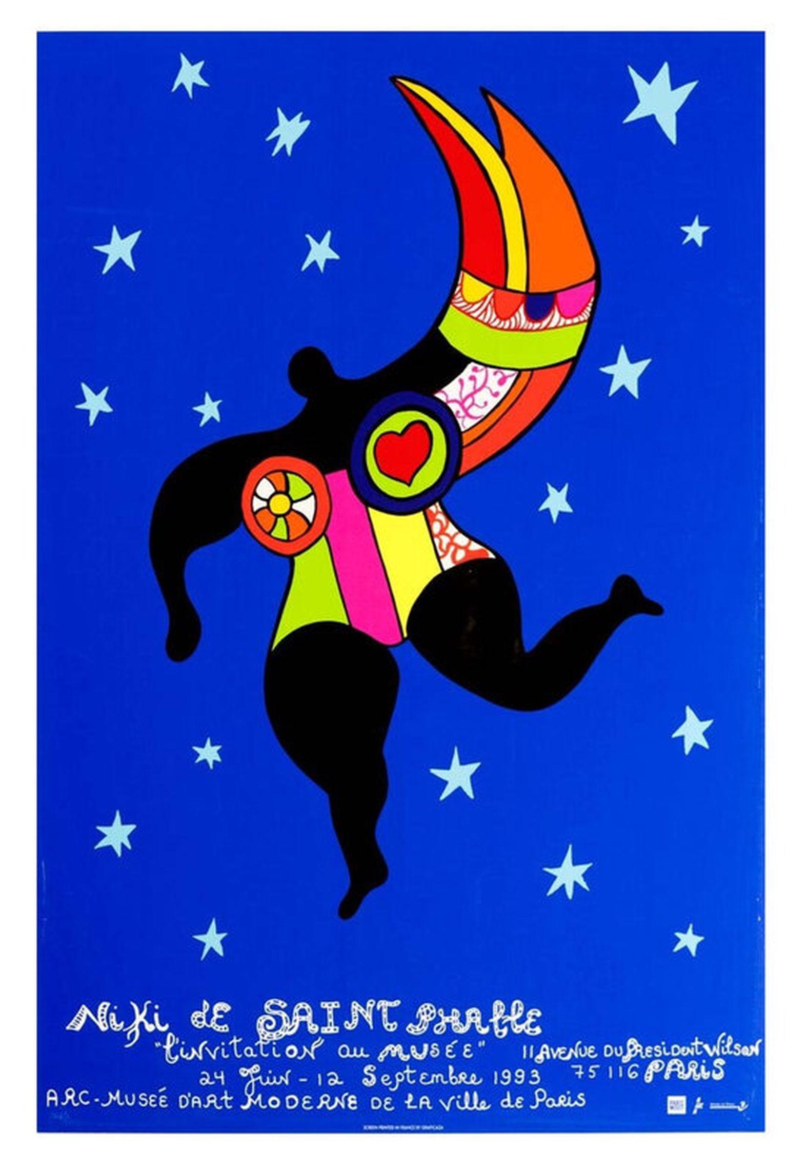 Musee D'Art Moderne Paris 1993 Poster, Niki de Saint Phalle