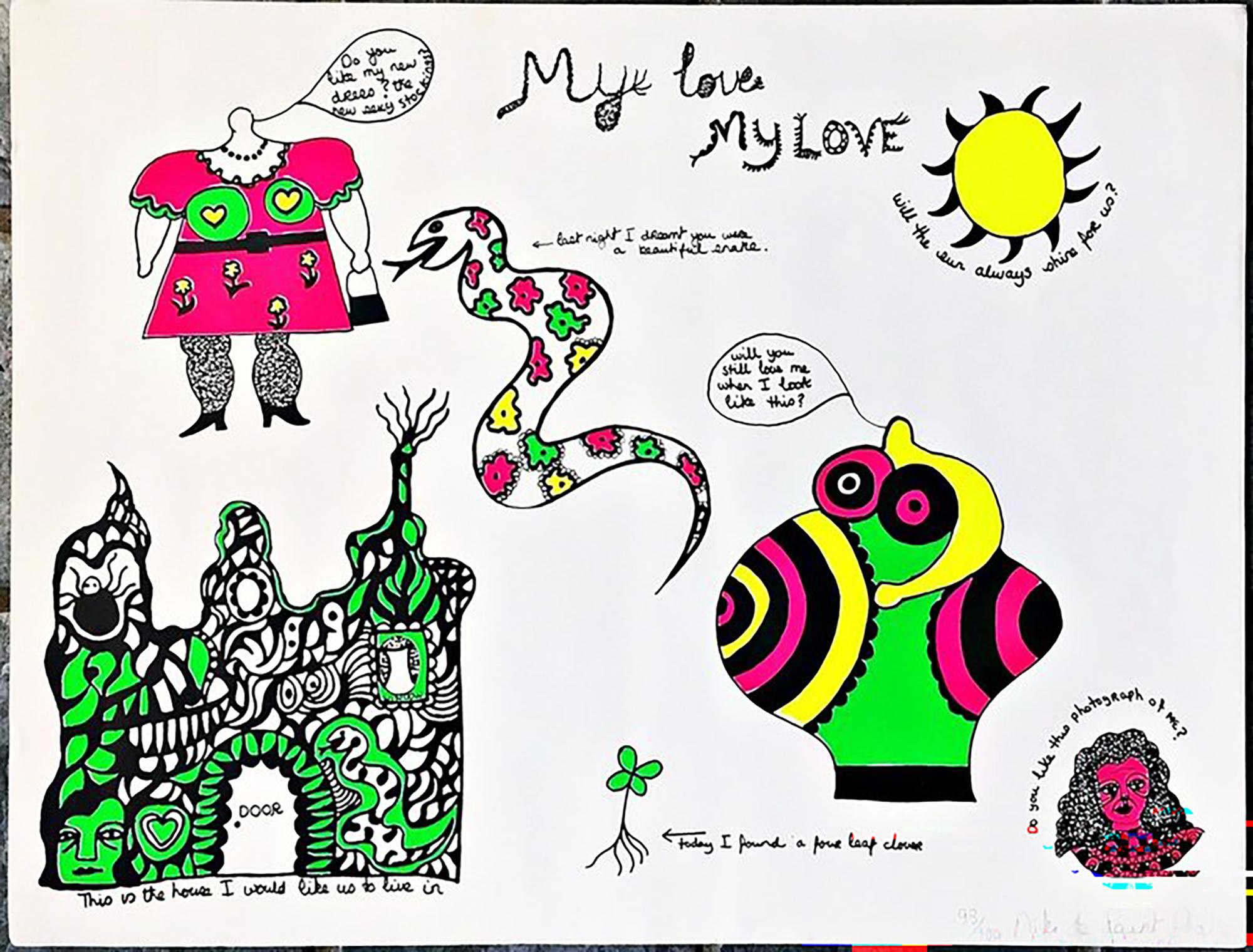 MY LOVE, MY LOVE - Print by Niki de Saint Phalle