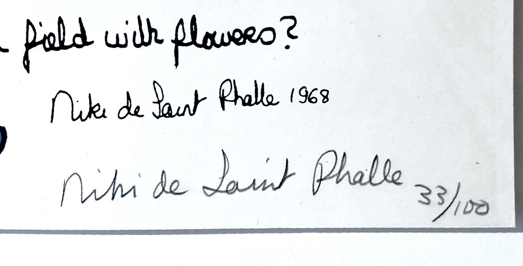 Amor mío, ¿dónde haremos el amor? - Print Contemporáneo de Niki de Saint Phalle
