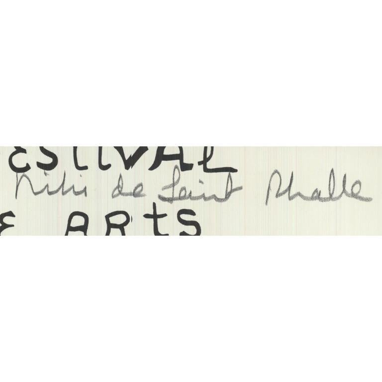 Niki de Saint Phalle 'Undécimo Festival de Cine de Nueva York' 1973- Serigrafía- Firmado en venta 1
