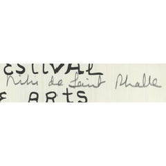 Niki de Saint Phalle 'Undécimo Festival de Cine de Nueva York' 1973- Serigrafía- Firmado