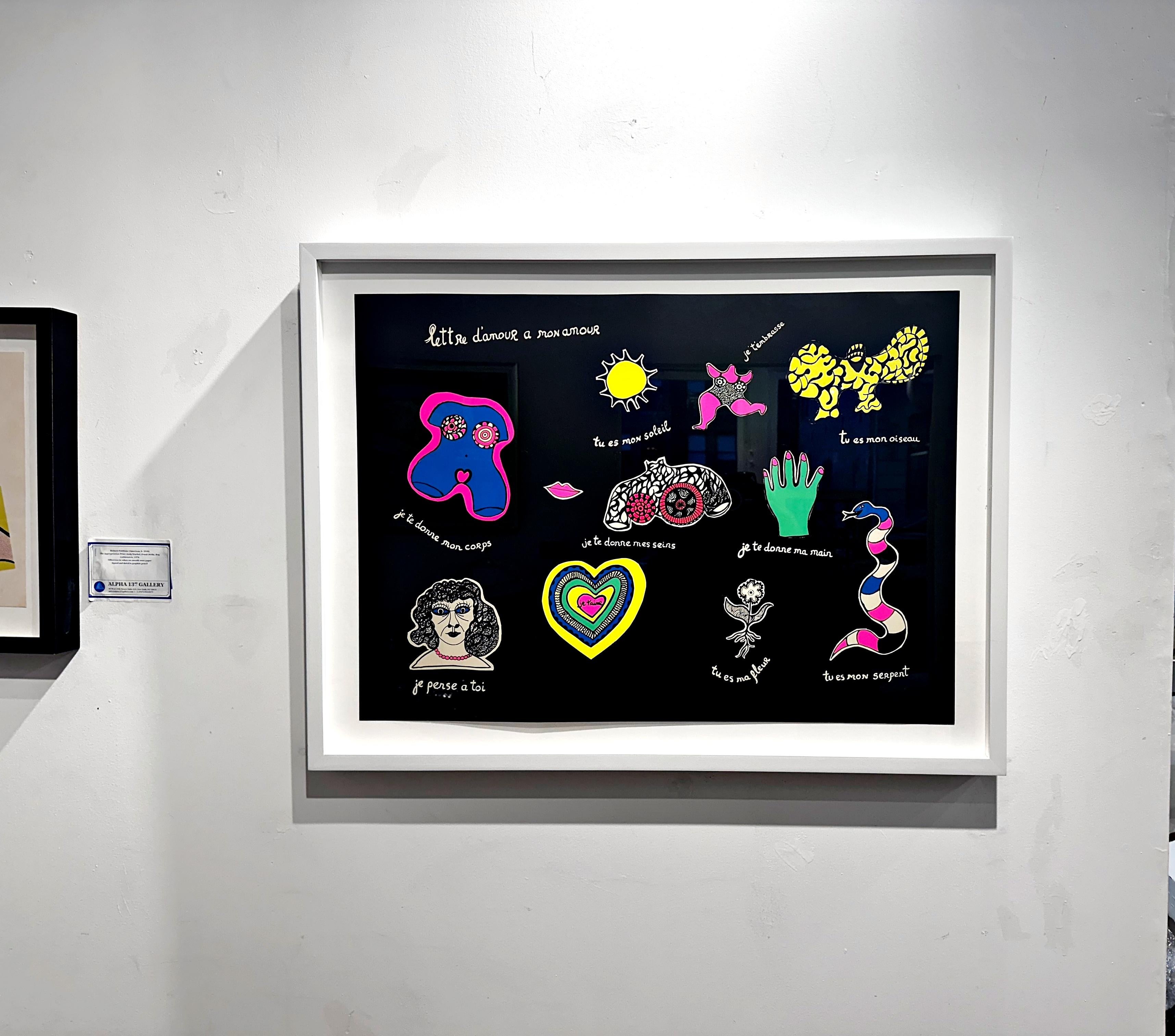 Niki de Saint Phalle, Anoche tuve un sueño, Rara serigrafía firmada/enmarcada en venta 1