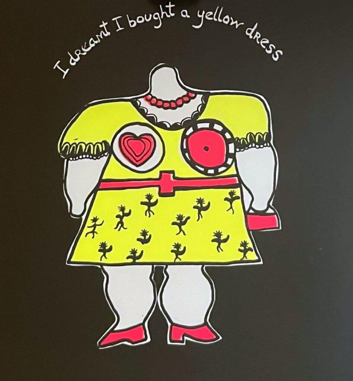 Niki de Saint Phalle, Anoche tuve un sueño, Rara serigrafía firmada/enmarcada en venta 3