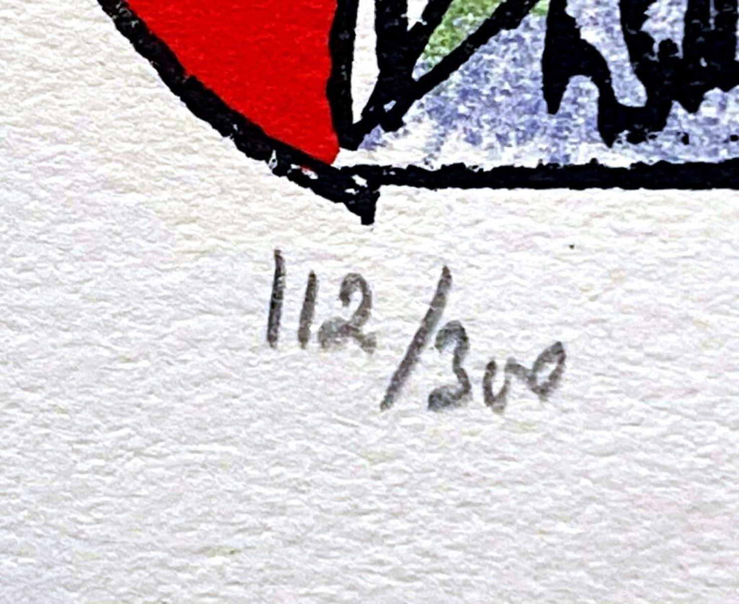 Niki de Saint Phalle, Les Amoureux (Gli amanti), litografia a colori firmata 112/300 2