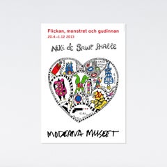 Niki de Saint Phalle, La fille le monstre et la déesse, affiche d'exposition