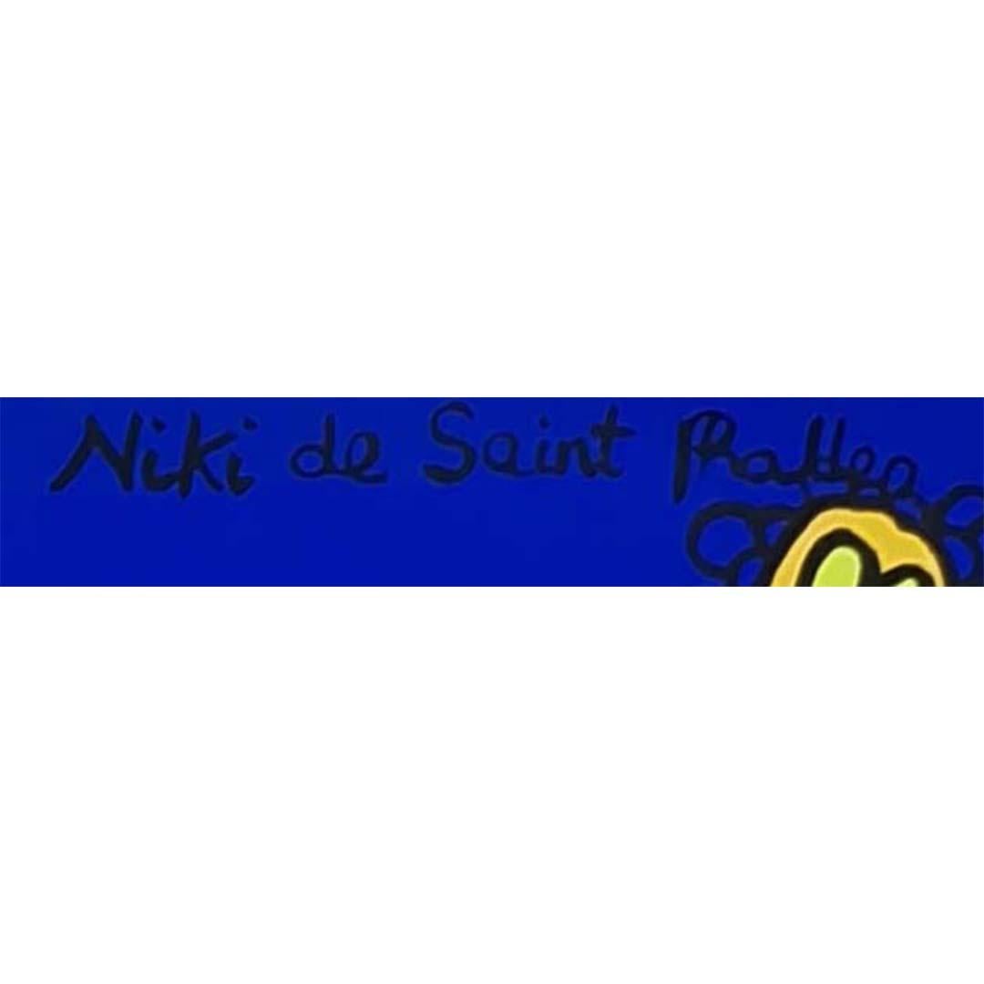 Affiche sérigraphiée originale de Niki de Saint Phalle - 18e Festival de jazz de Montreux 1