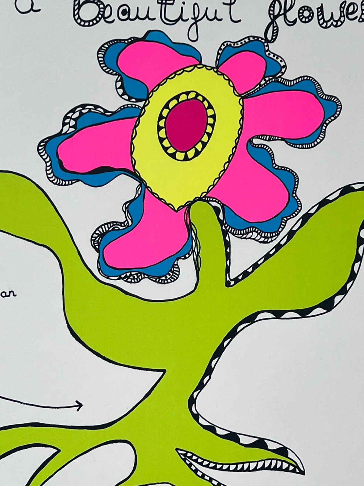 Silksreen, 1969
Signé par l'artiste au crayon Annoté 