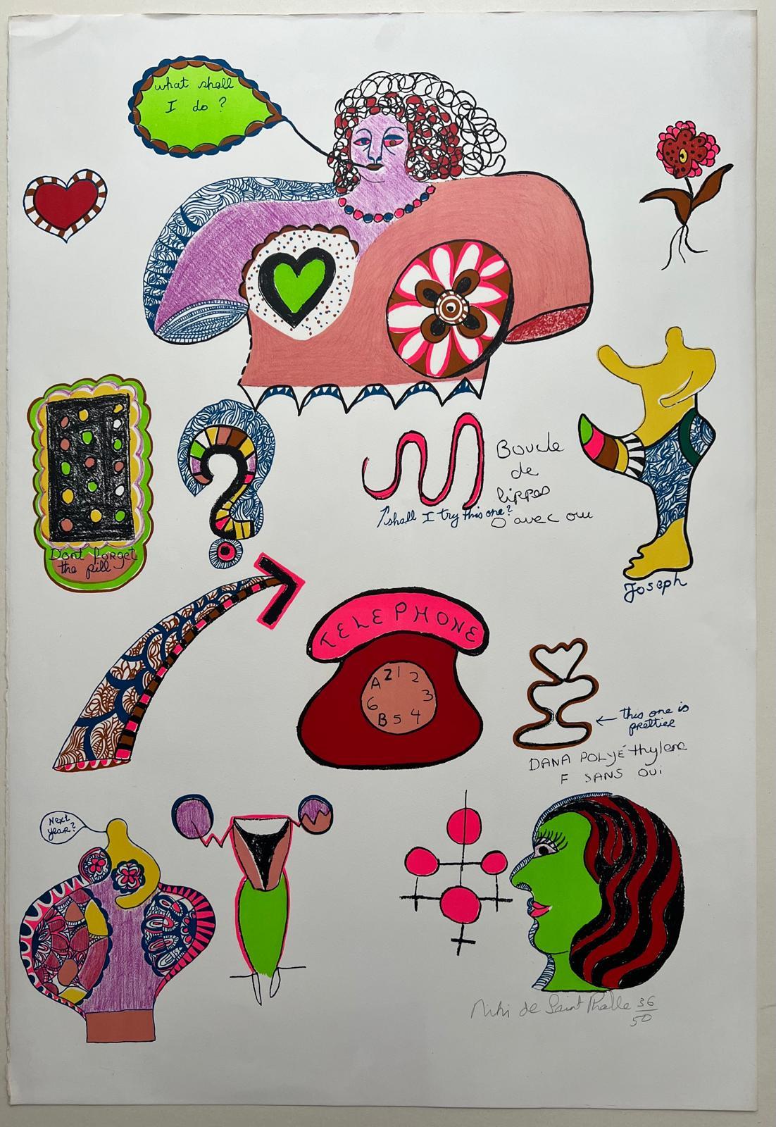 Pills - Print by Niki de Saint Phalle