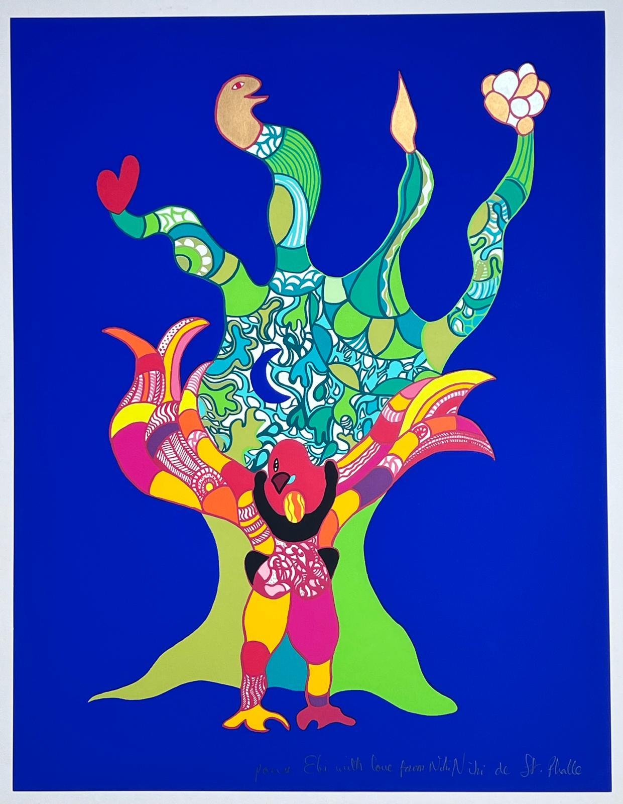The bird in love - Print by Niki de Saint Phalle